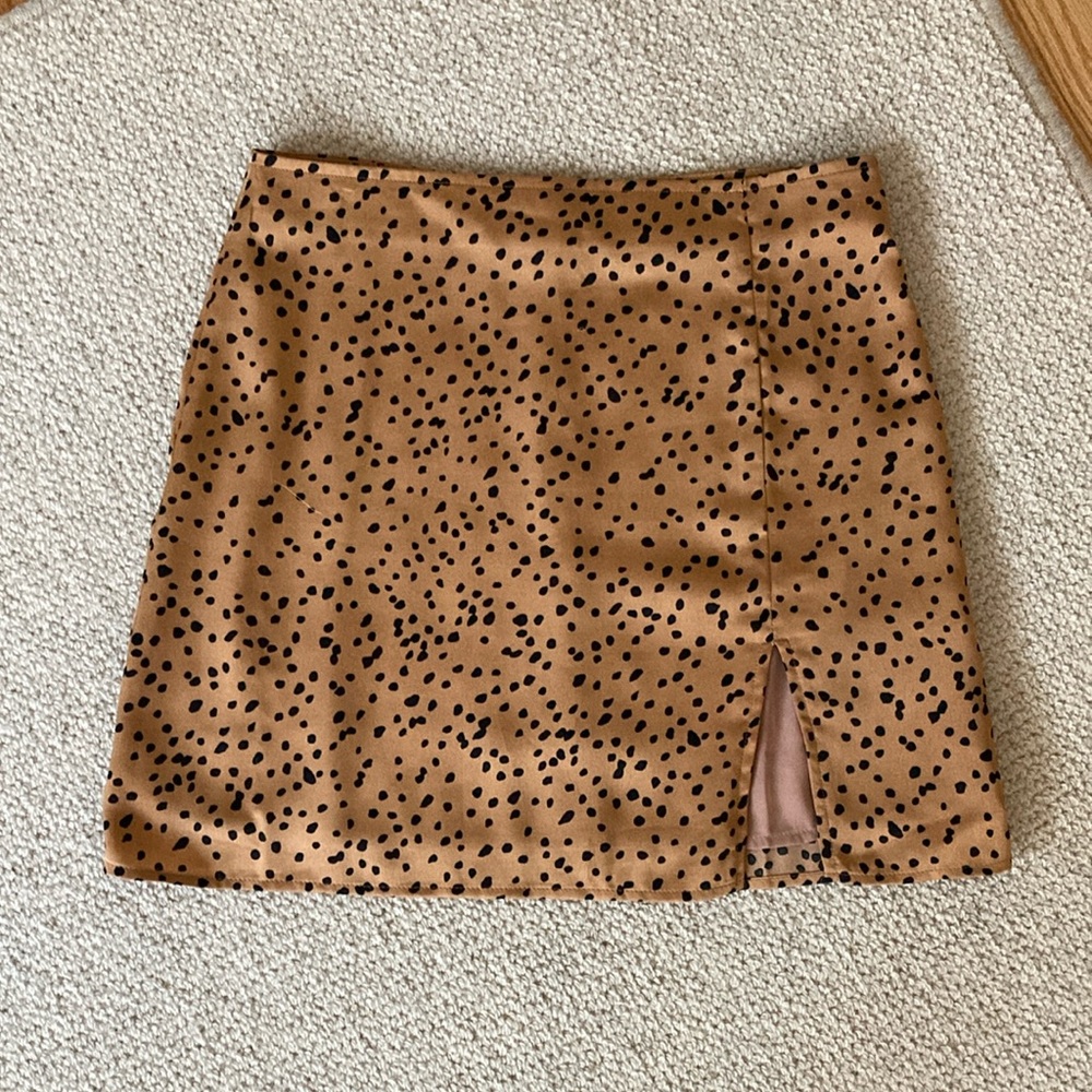 Astoria animal print straight skirt